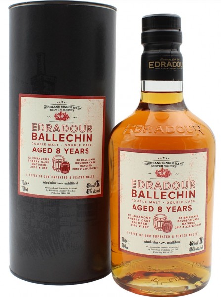 Edradour Ballechin 8 yo. Cuvee 0,7l 46%