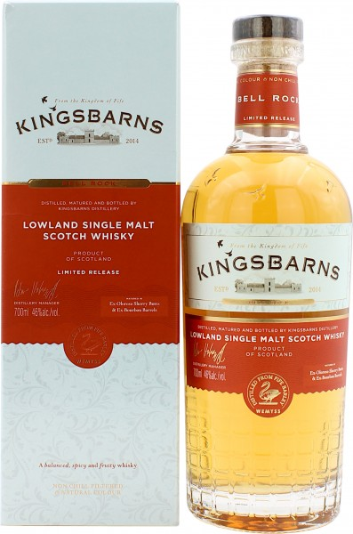 Kingsbarns "Bell Rock" Limited Edition 46% vol. 0,7l