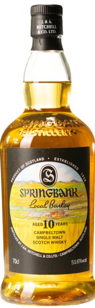 Springbank "Local Barley" 10 Jahre, 51,6% vol. 0,7l - Release 2022