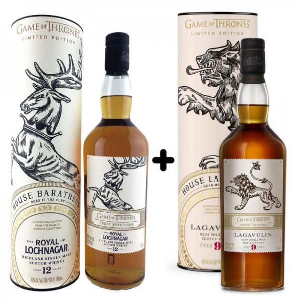 Game of Thrones Serie von Diageo, exklusives 2er Set